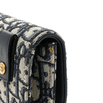 Christian Dior Oblique Saddle Belt Bag Blue 13 of 14