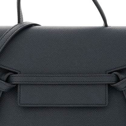 Celine Grained Calfskin Nano Belt Bag Navy 8 of 12