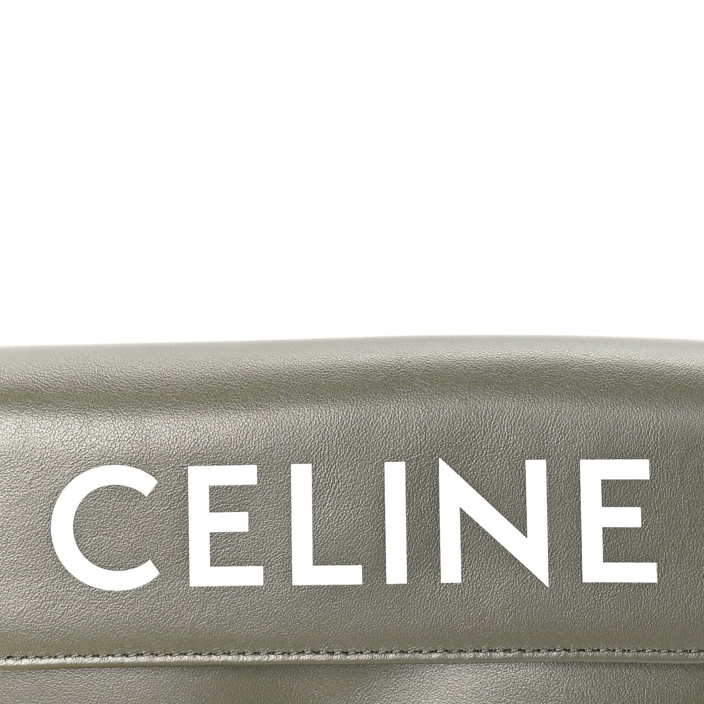 Smooth Calfskin Triangle Crossbody Bag  Green
