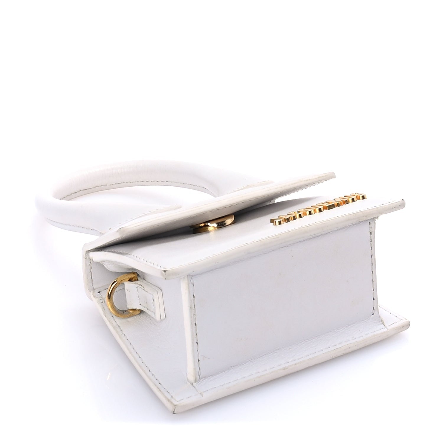 Jacquemus Smooth Calfskin Le Chiquito  White 7 of 8