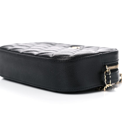 Chanel Caviar Quilted Vanity With Chain Black 10 of 11