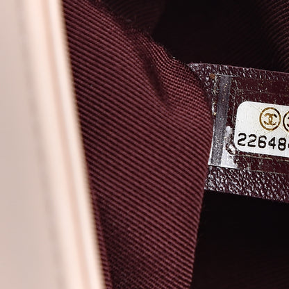 Chanel Caviar Calfskin Chevron Medium Boy Flap Light Pink 7 of 16