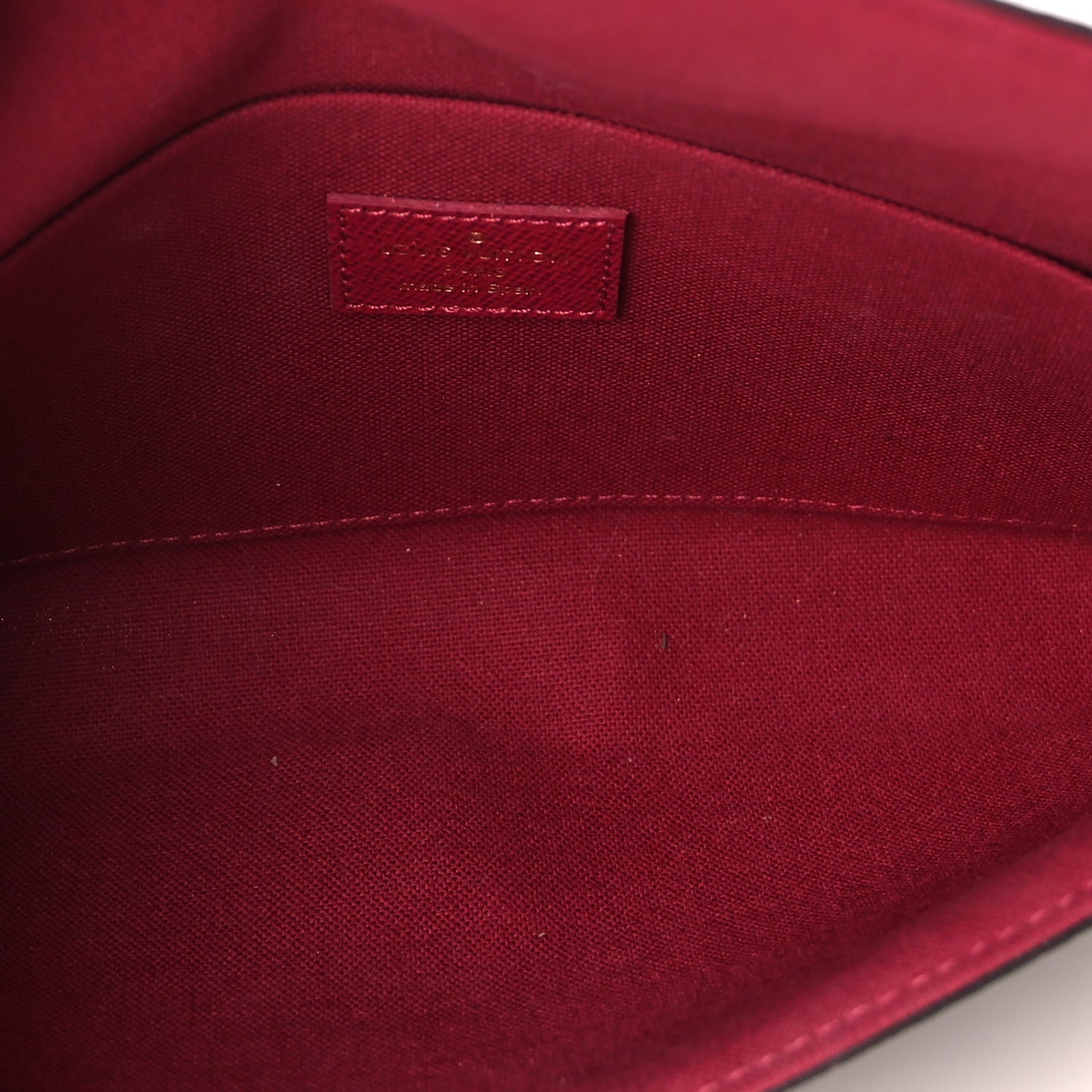 Louis Vuitton Monogram Pochette Felicie Chain Wallet Fuchsia 5 of 9