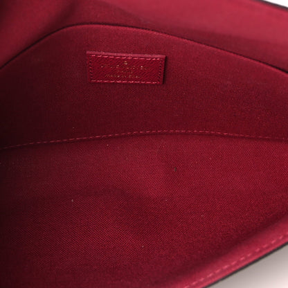 Louis Vuitton Monogram Pochette Felicie Chain Wallet Fuchsia 5 of 9