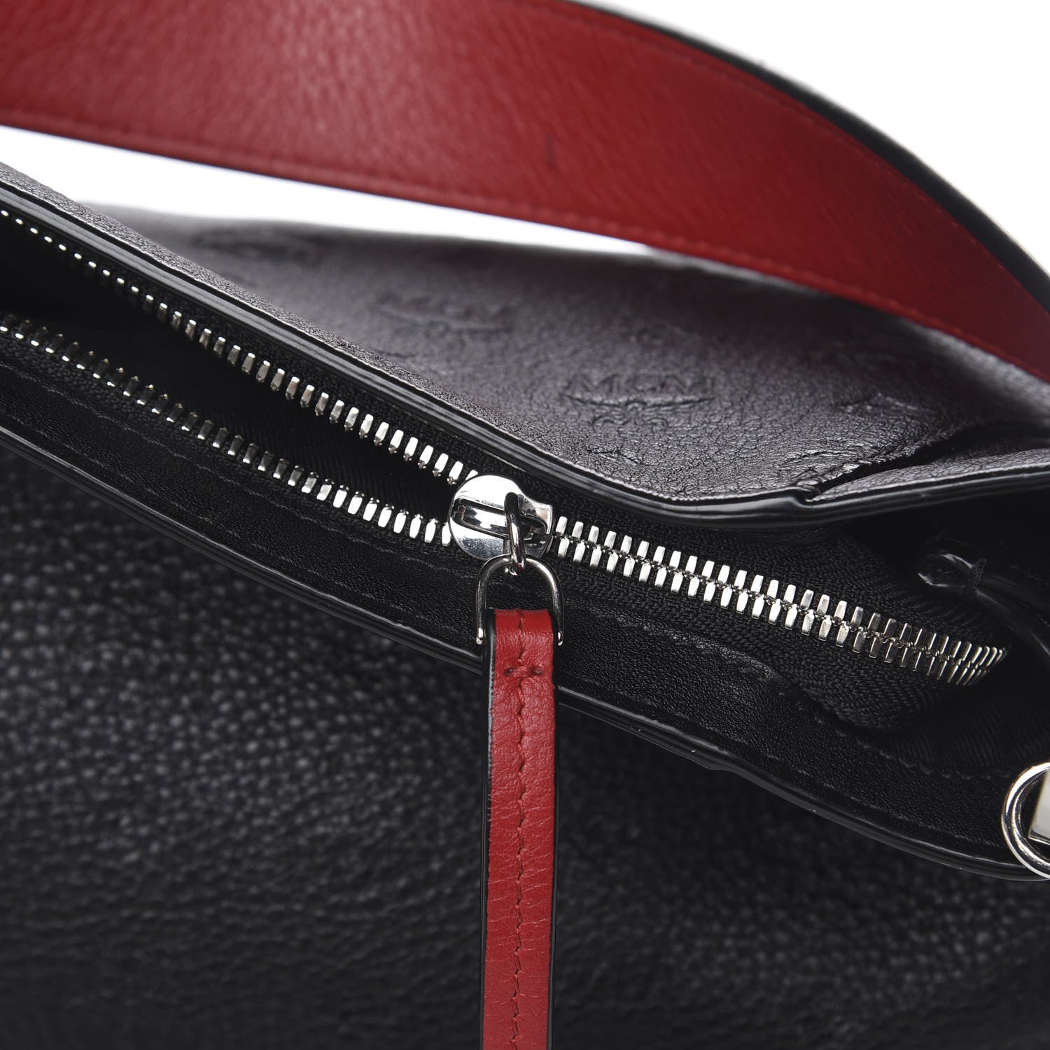 MCM Calfskin Ottomar Large Klara Hobo Black 10 of 12