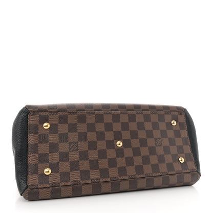 Louis Vuitton Cuir Taurillon Damier Ebene Normandy Black 4 of 16