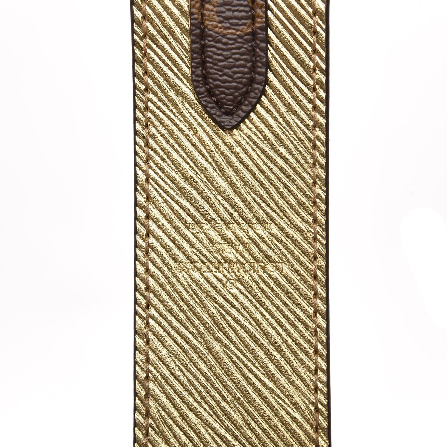 Louis Vuitton Monogram Epi Bandouliere Shoulder Strap Gold 2 of 5