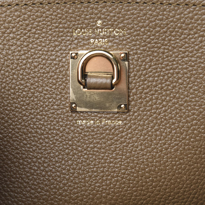 Louis Vuitton Taurillon City Steamer MM Sesame Kombu Black 7 of 11