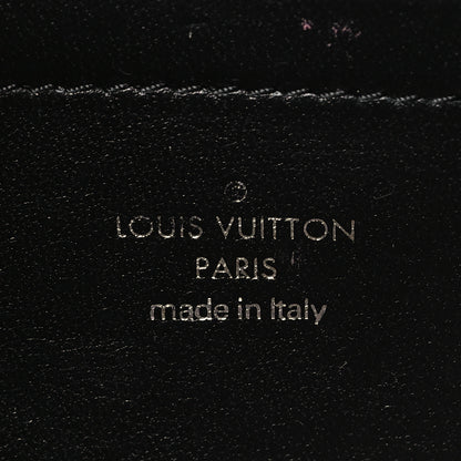 Louis Vuitton Lambskin Embossed Monogram Pochette Coussin Black 7 of 10