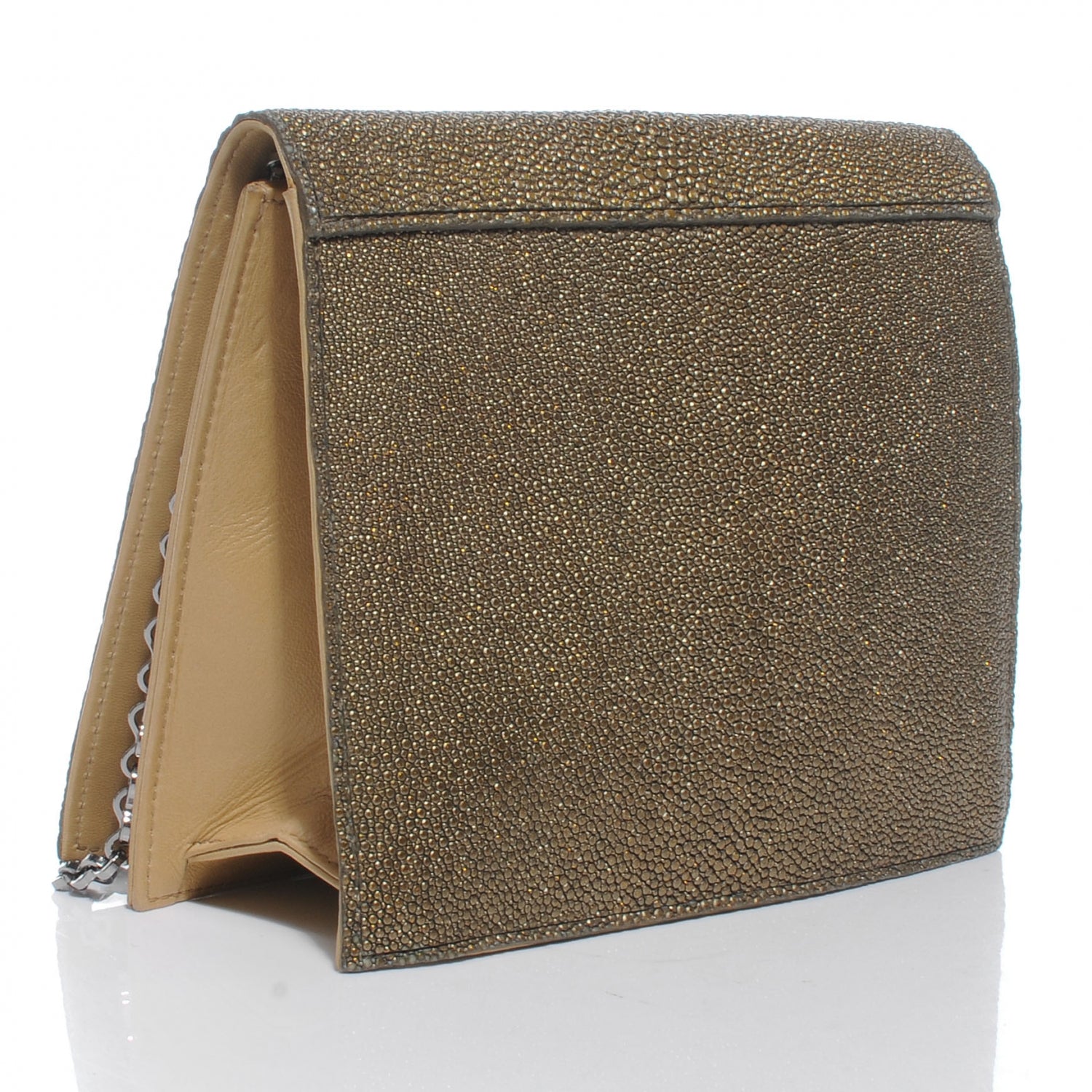 Chanel Stingray CC Mini Flap Bag Gold 3 of 8