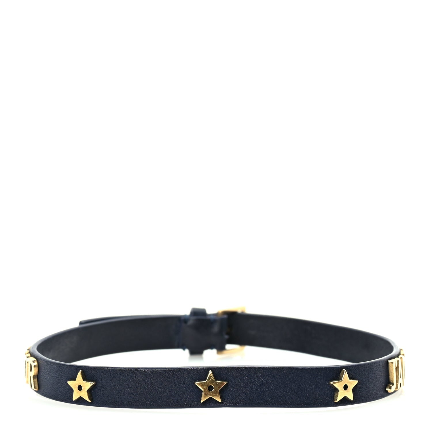Christian Dior Calfskin Star J'Adior Double Bracelet Blue 1 of 4