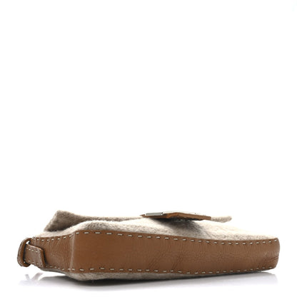 Fendi Cashmere Cuoio Romano Selleria Baguette Honey 4 of 7
