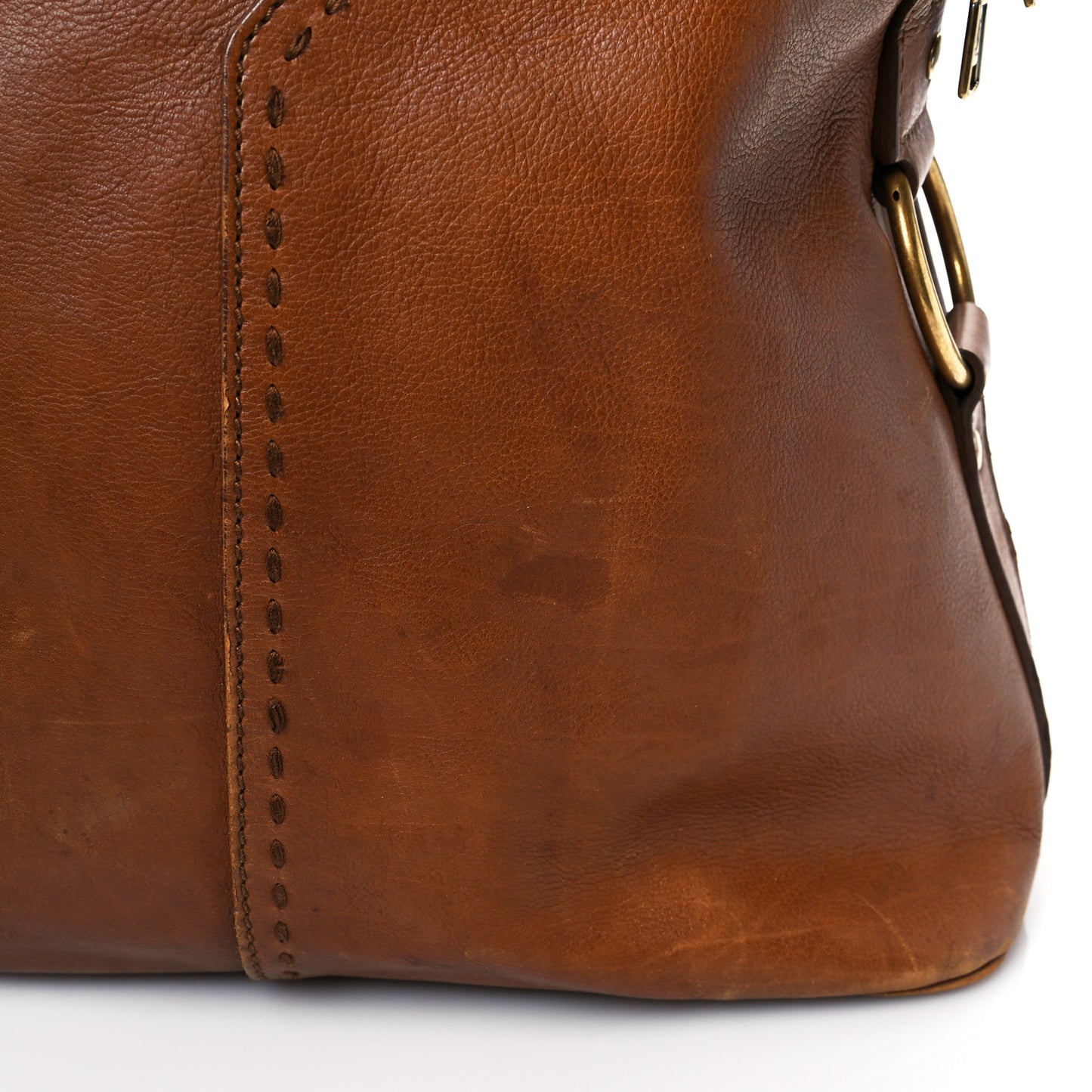 Calfskin Oversized Muse Brown