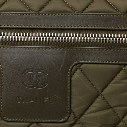 Chanel Nylon Quilted Large Coco Cocoon Tote Khaki 14 of 14