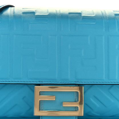 Fendi Nappa FF 1974 Embossed Baguette Pool 9 of 11