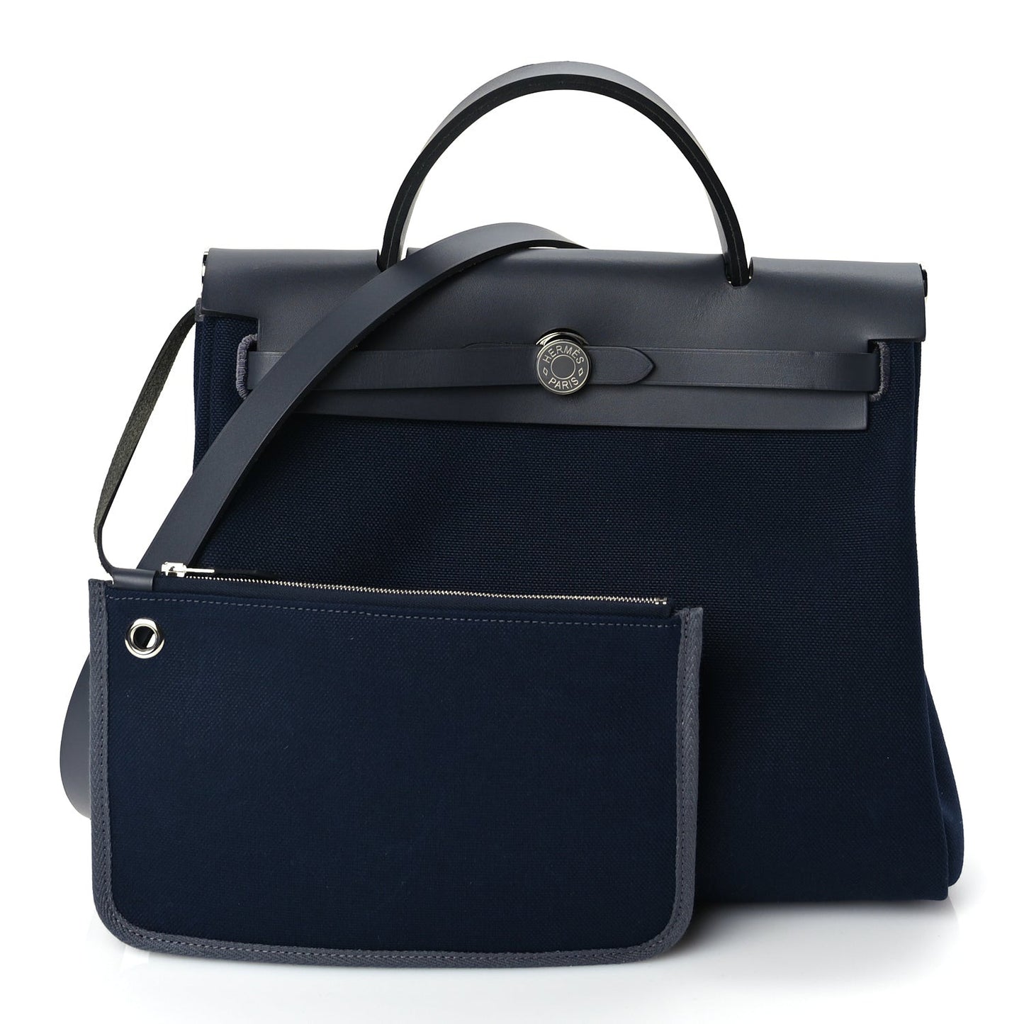 Military Toile Vache Hunter Herbag Zip Retourne 31 PM Bleu Marine Black