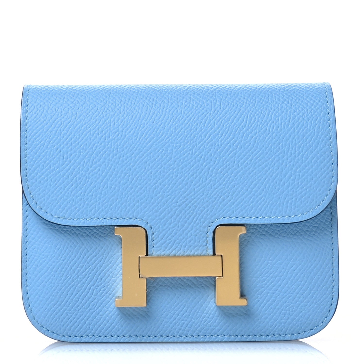 Hermes Epsom Constance Slim Wallet Celeste 1 of 9