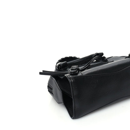 Balenciaga Grained Calfskin Neo Classic Black Hardware Mini City Black Black 7 of 8
