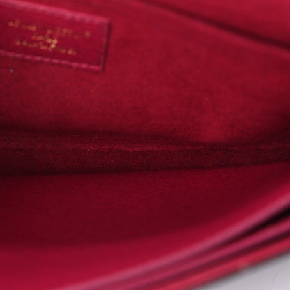 Louis Vuitton Monogram Pochette Felicie Chain Wallet Fuchsia 6 of 9