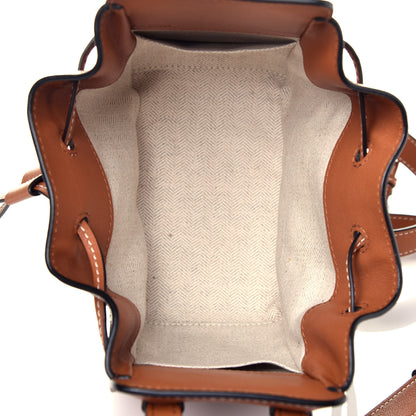 Loewe Calfskin Canvas Mini Hammock Shoulder Bag Natural Tan 5 of 9