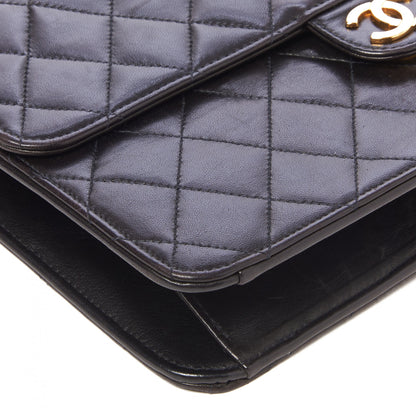 Chanel Lambskin Quilted Medium Single Flap Black 5 of 9
