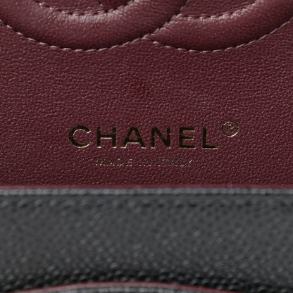 Chanel Caviar Quilted Medium Double Flap Black 6 of 9