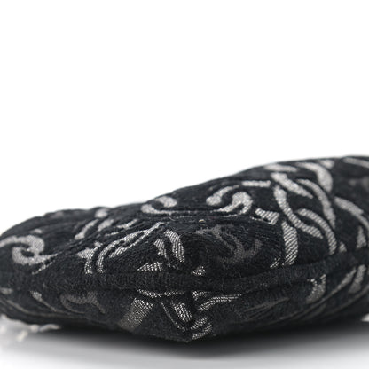 Chanel Metallic Brocade CC Chain Link Small Shoulder Bag Black 8 of 10