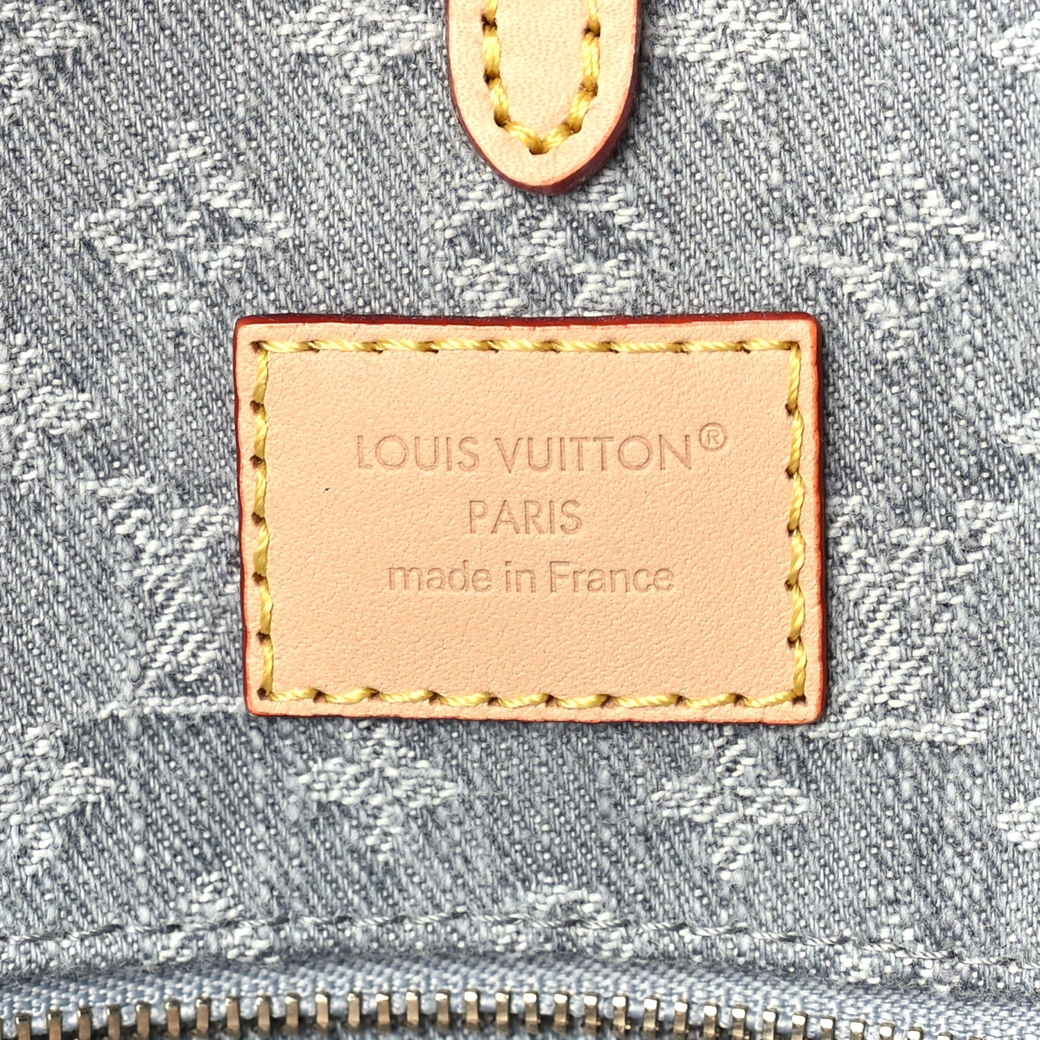 Louis Vuitton Monogram Denim Onthego MM Washed Gray 5 of 8