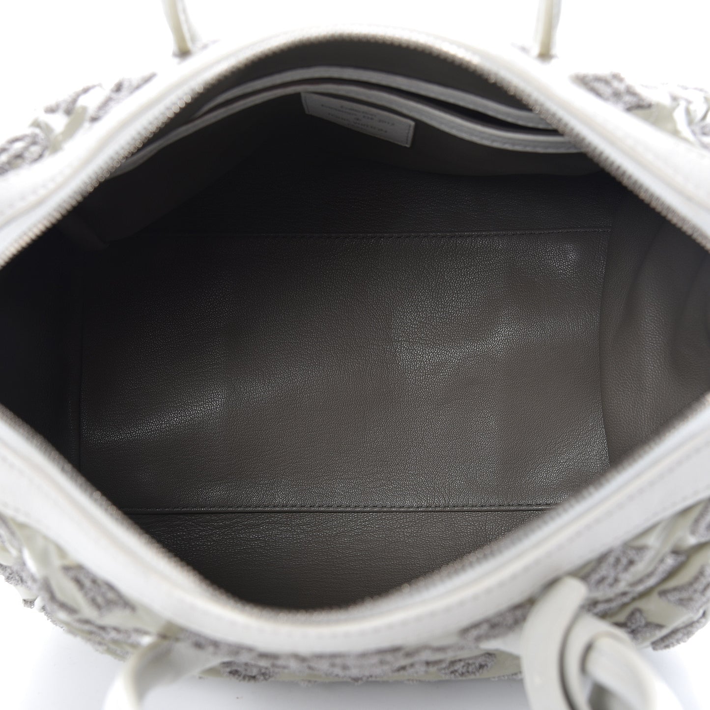 Monogram Bouclettes Speedy Round Perle