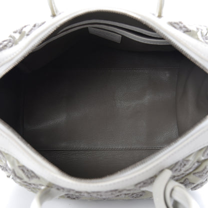 Louis Vuitton Monogram Bouclettes Speedy Round Perle 6 of 9