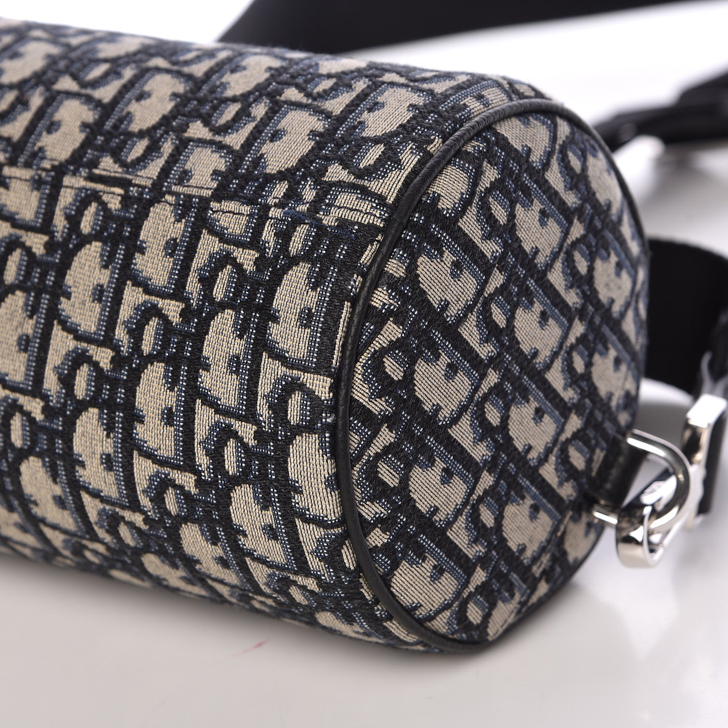 Christian Dior Oblique Roller Messenger Bag Blue 8 of 9