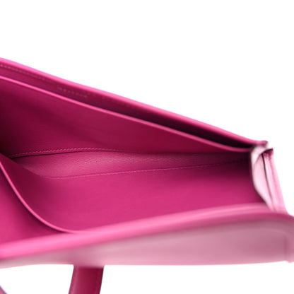 Hermes Swift Jige Duo Clutch Rose Pourpre Indigo 6 of 8