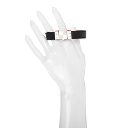 Louis Vuitton Damier Graphite Check It Reversible Bracelet 19 Magma 2 of 4