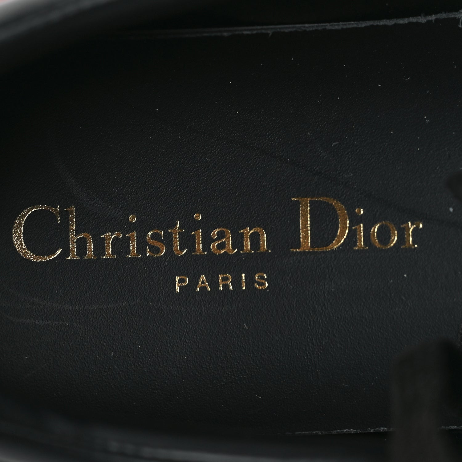 Christian Dior Calfskin Suede Logo Sneakers 36.5 Black 8 of 8