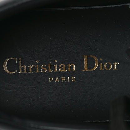 Christian Dior Calfskin Suede Logo Sneakers 36.5 Black 8 of 8