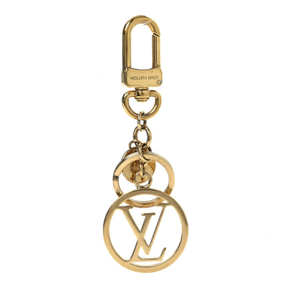 Louis Vuitton LV Circle Bag Charm Key Holder Gold 1 of 4