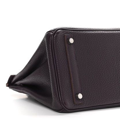 Hermes Togo Birkin 30 Raisin 9 of 11