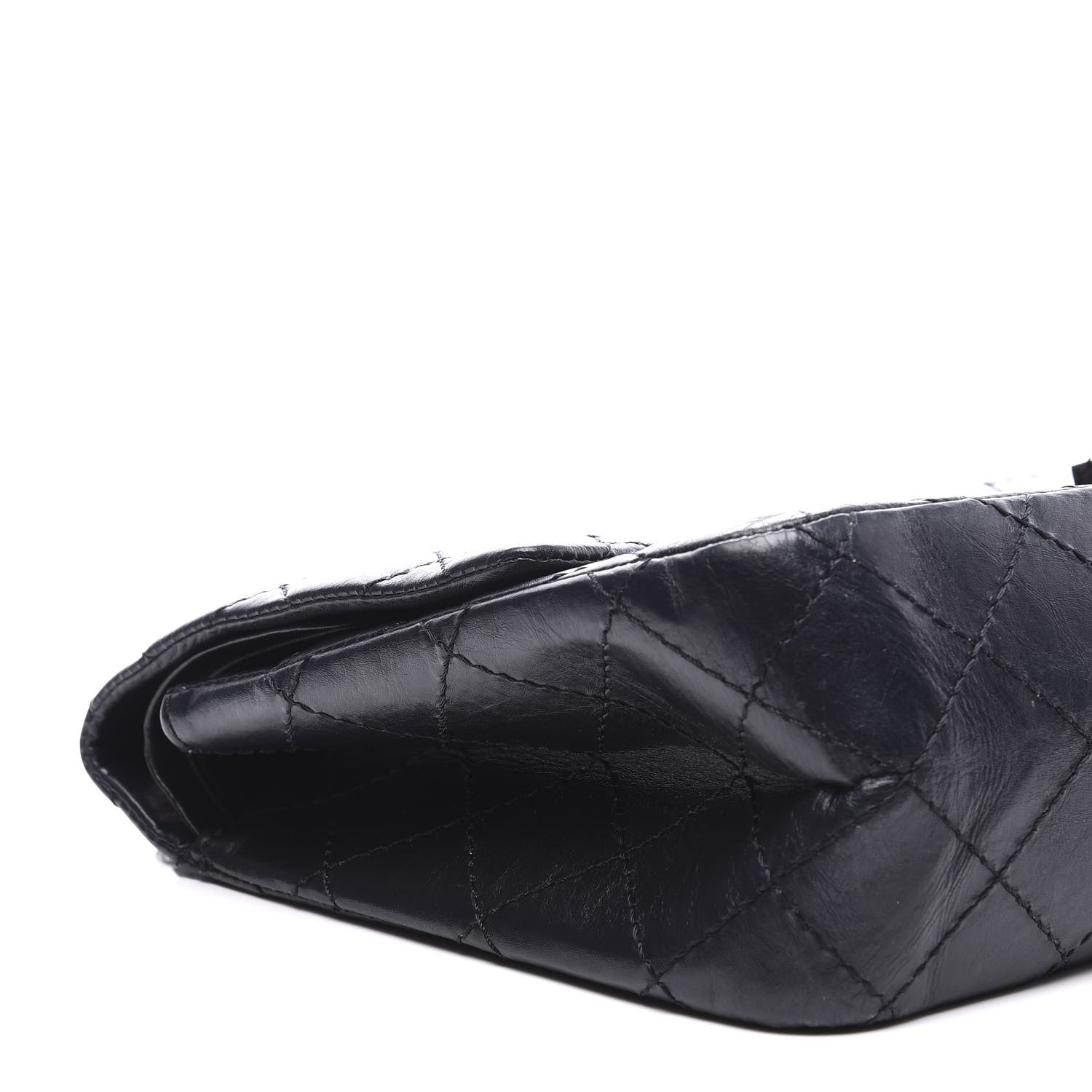 Chanel Aged Calfskin Quilted 2.55 Reissue 226 Flap Navy Blue 7 of 10