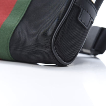 Gucci Canvas Web Slim Belt Bag Black 10 of 10