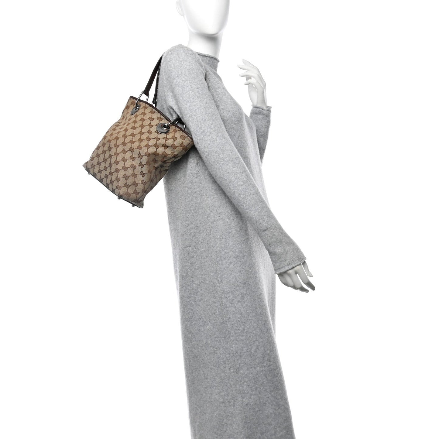 Monogram Small Eclipse Tote Brown