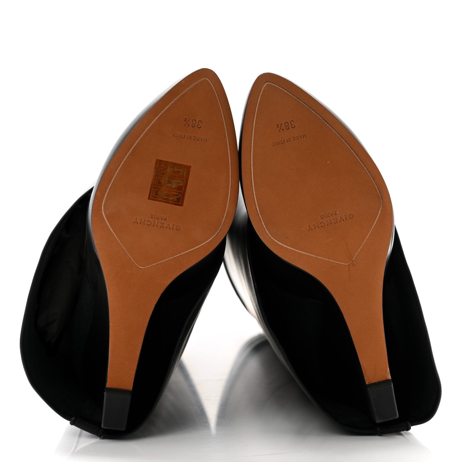 Givenchy Calfskin Shark Lock Pant Boots 38.5 Black 5 of 10