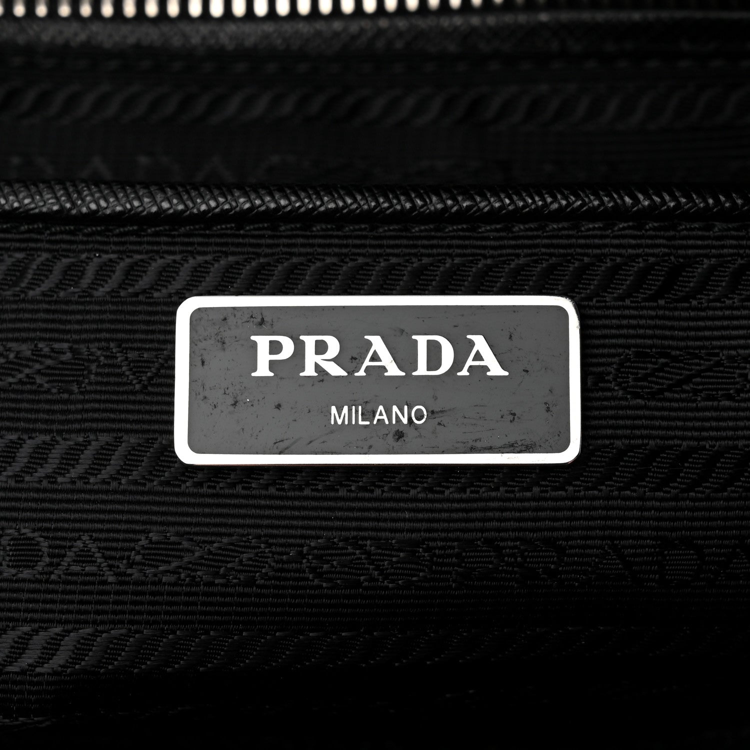 Prada Nylon Tessuto Impuntu Quilted Shoulder Bag Black 6 of 11