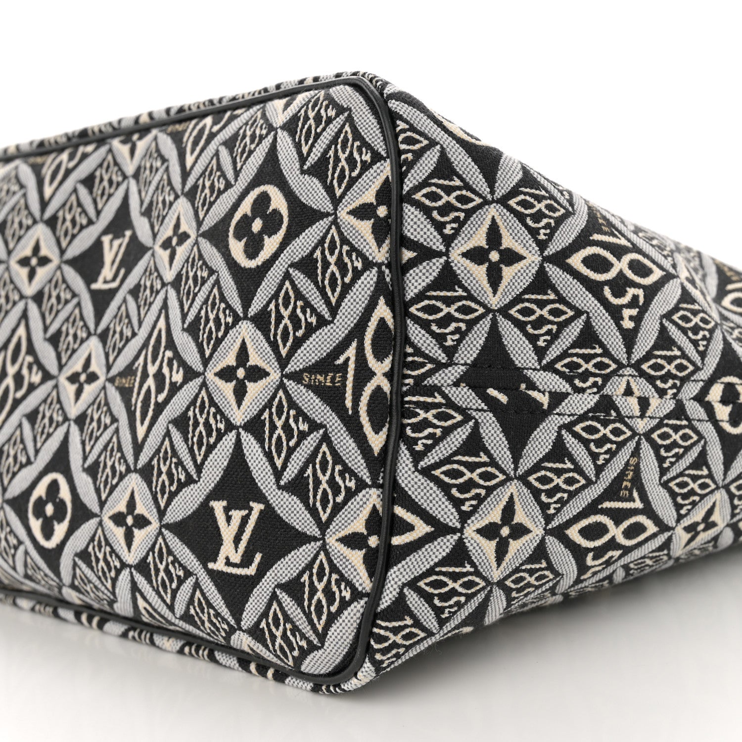 Louis Vuitton Jacquard Since 1854 Neverfull MM Grey 10 of 10