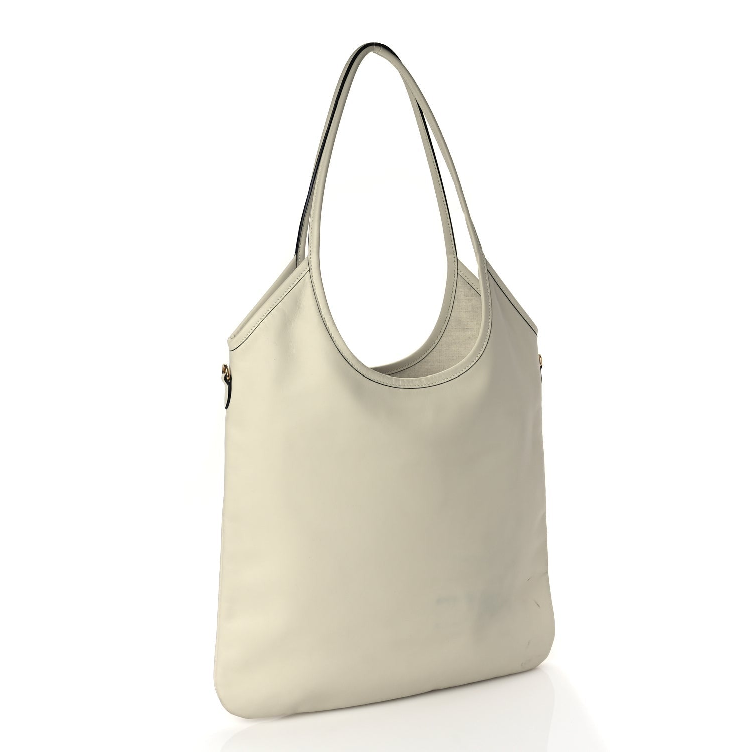 Miu Miu Nappa Ivy Bag Travertine Stone 2 of 10