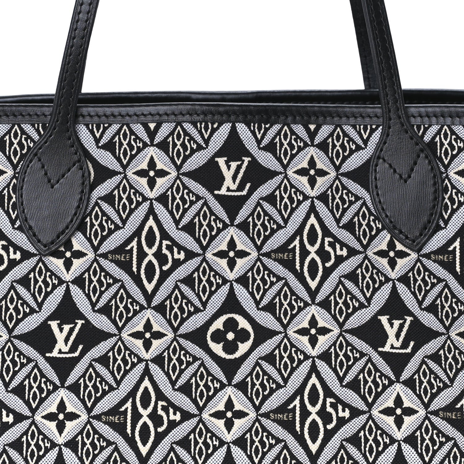 Louis Vuitton Jacquard Since 1854 Neverfull MM  Grey 7 of 7