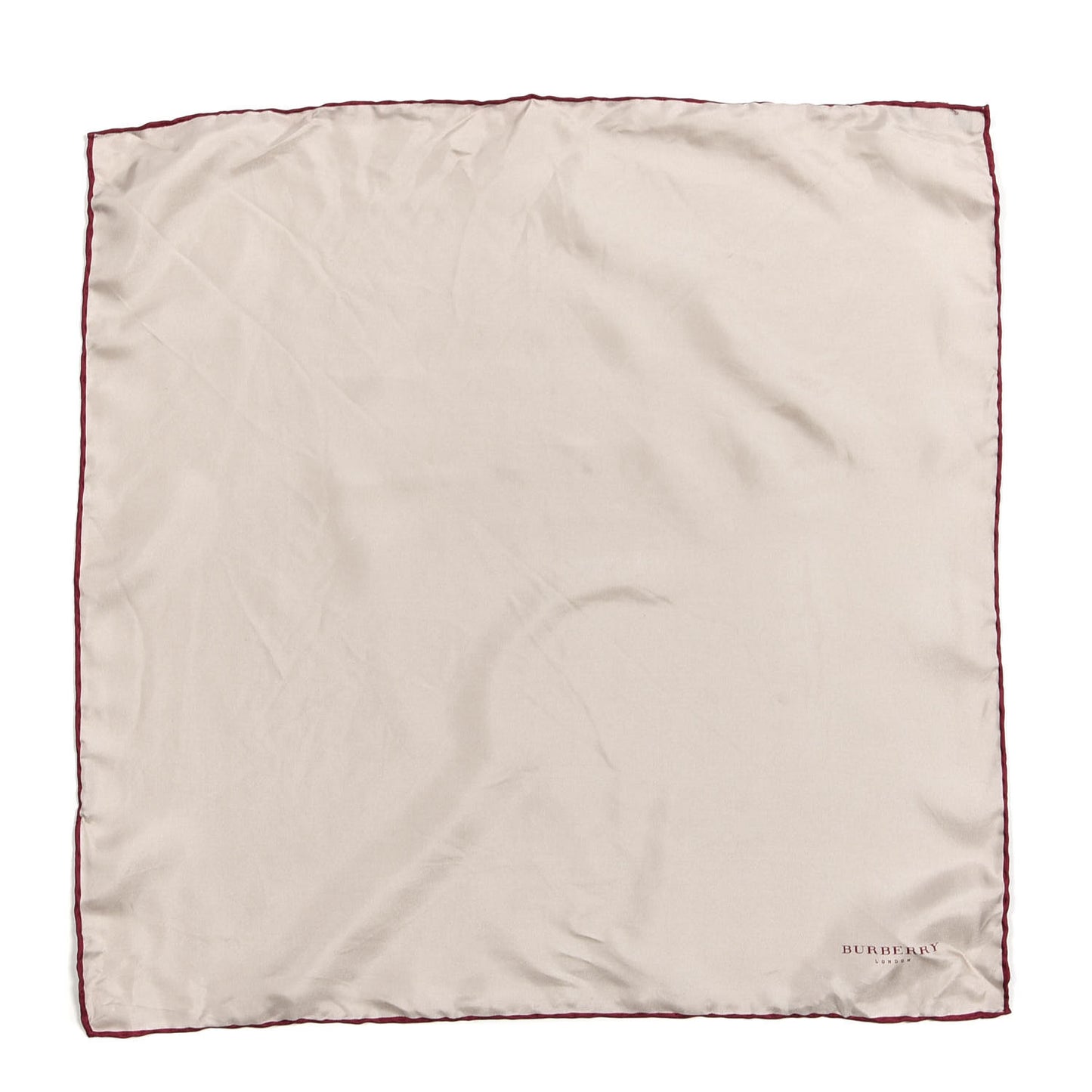 Silk Square Scarf Beige