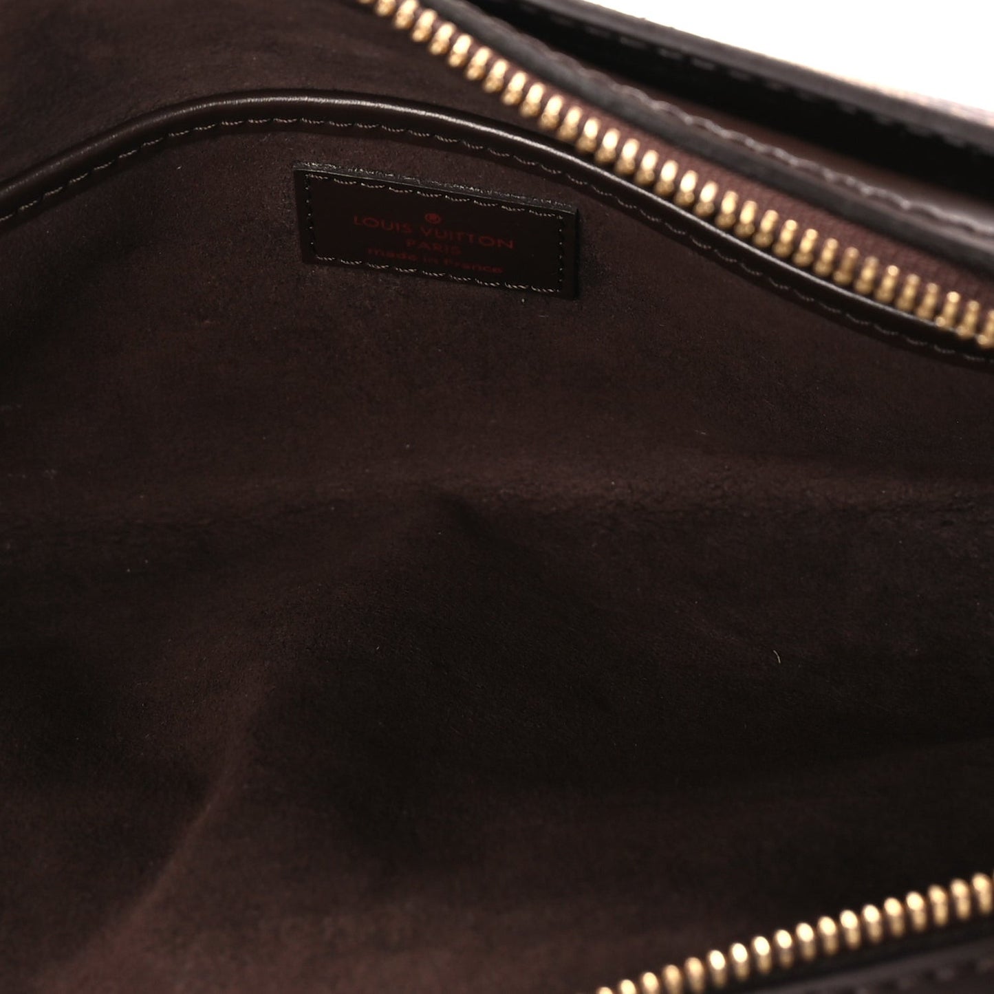 Damier Ebene Pochette Saint Louis Clutch Brown