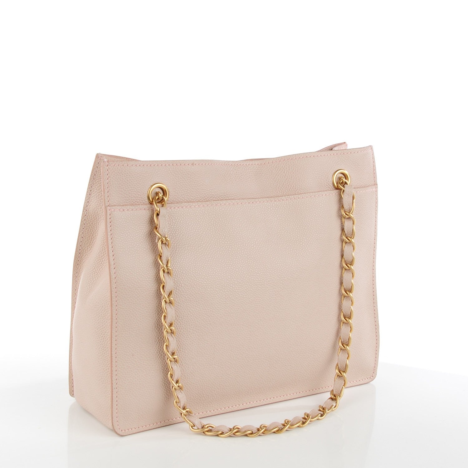 Chanel Caviar Shoulder Bag Light Pink 3 of 7
