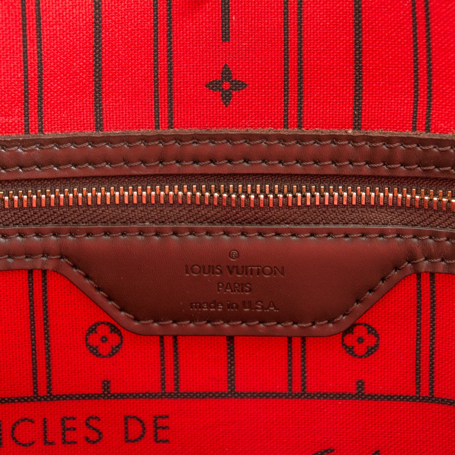 Louis Vuitton Damier Ebene Neverfull MM 6 of 7