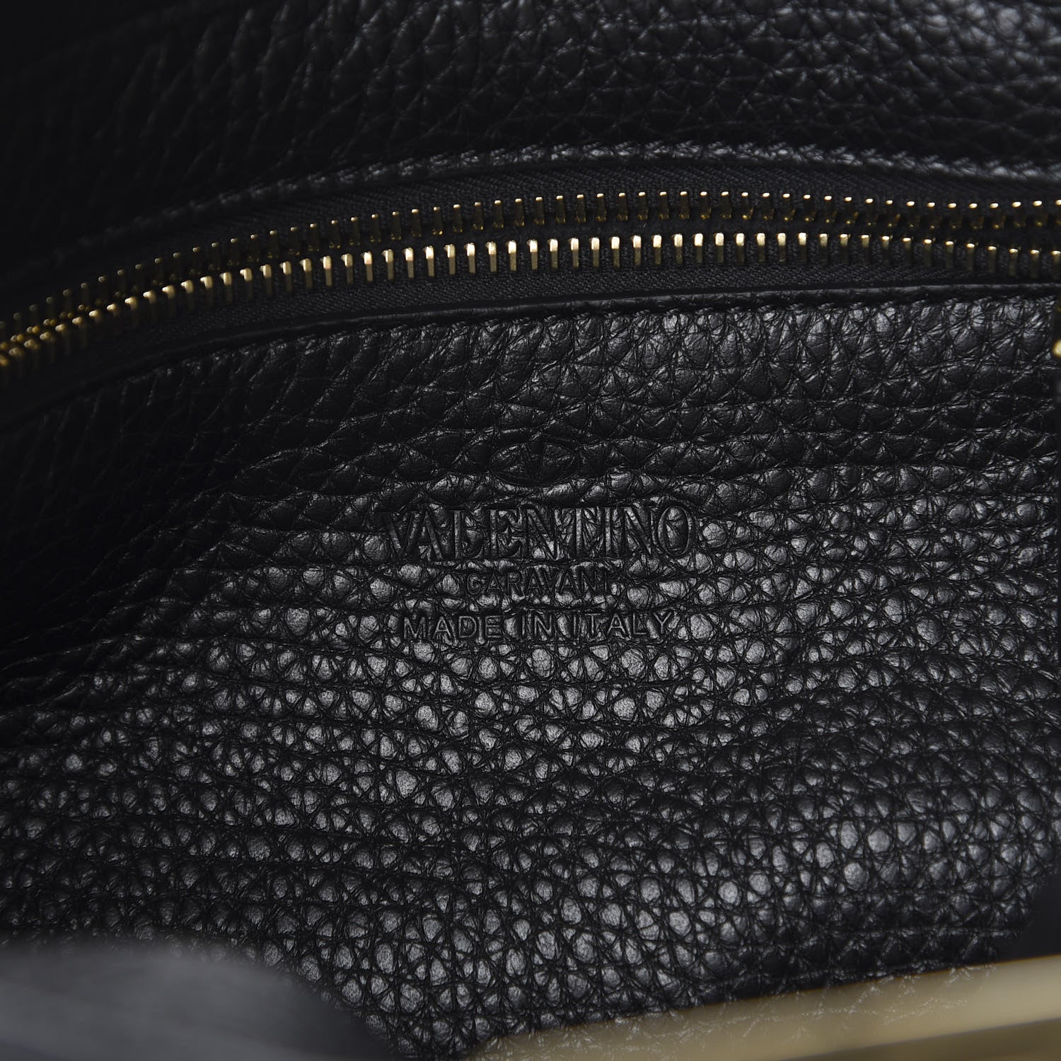 Valentino Garavani Pebbled Calfskin Small Rockstud Flip-Lock Messenger Bag Black 5 of 8